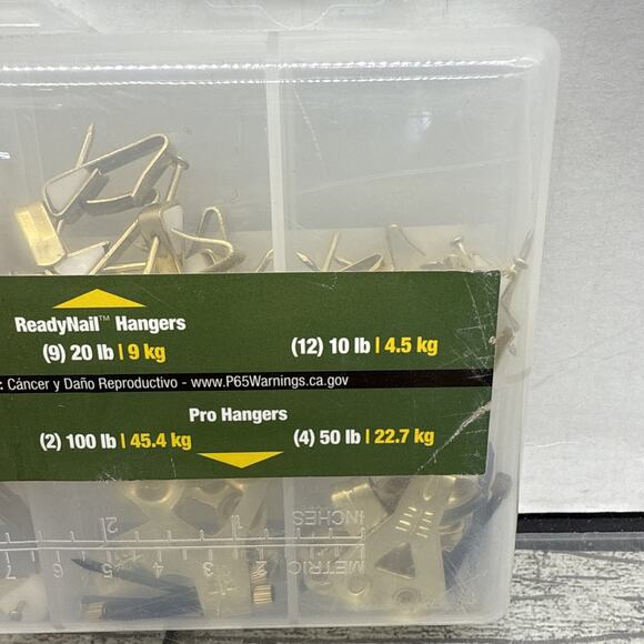 3-OOK Ready Nail Medium Picture Hanging Kits 48pc Piece 10lb-100lb - Picture 8 of 9